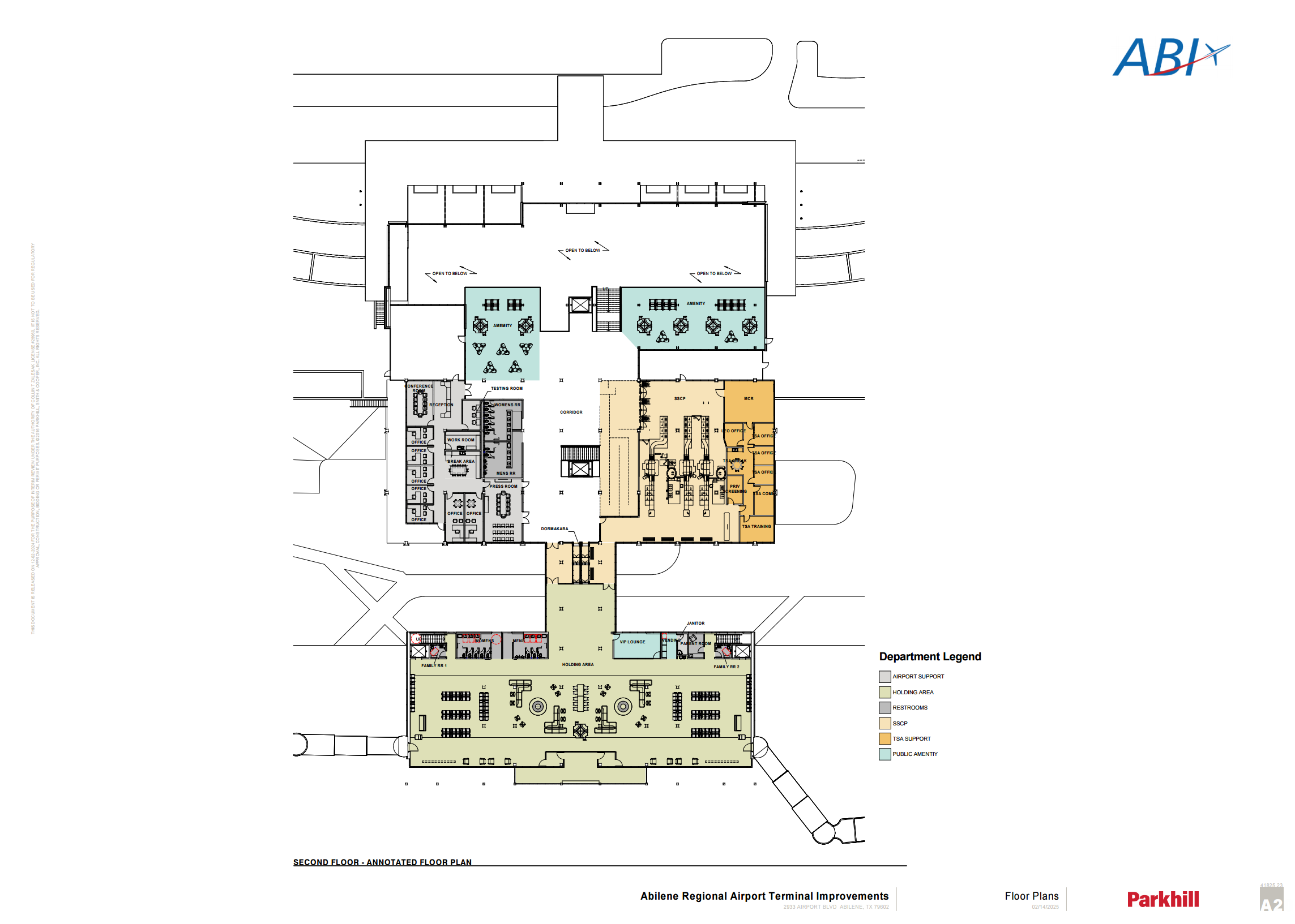 2025-02-14 - Colored Plan - Second Floor